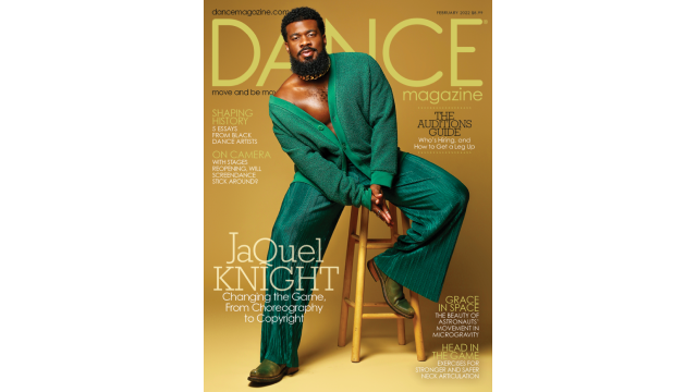 cover of the February 2022 issue of Dance Magazine