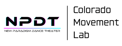 New Paradigm Dance Theater and Colorado Movement Lab logos